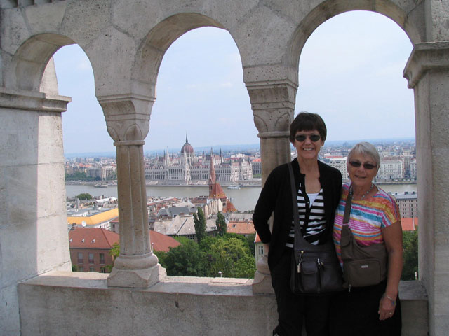 From the heights above Budapest