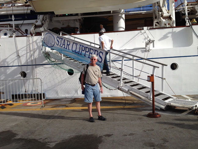 Boarding the Star Clipper